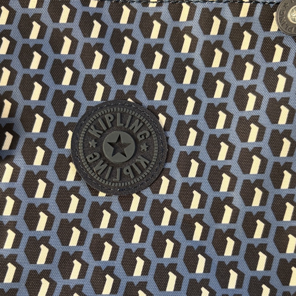 Kipling Blue Patterned Backpack large - image 4